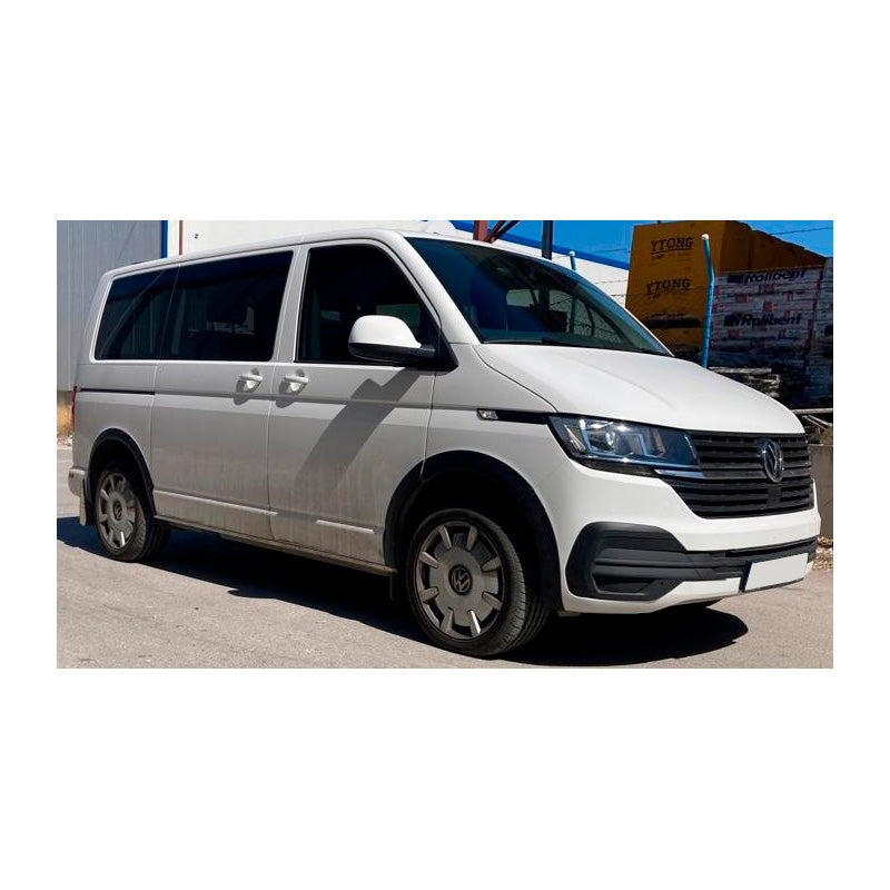OneWay, Wheel arch trim set, Matte Black, Fits Volkswagen Transporter T6.1 (2020-2022), Short wheelbase/Left sliding door