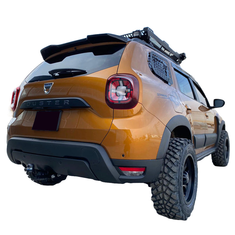 OneWay, Élargisseurs d'ailes, noir mat, convient à Dacia Duster II 2018-2024 avec Park Assist, kit 8 pièces