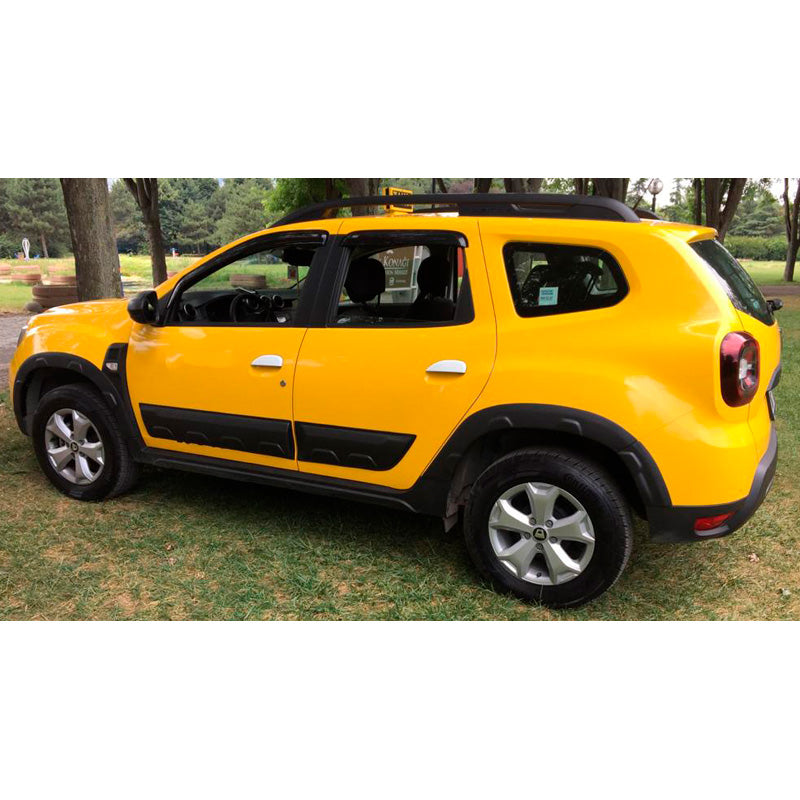 OneWay, kit de garnitures d'ailes, noir mat, convient à Dacia Duster II 2018-2024 avec Park Assist, 8 pièces
