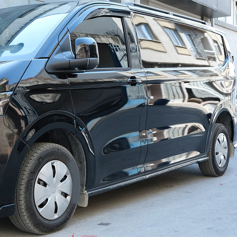 OneWay, Fender flares, Gloss black, fits Volkswagen Transporter T7 (2024-) (Long wheelbase)