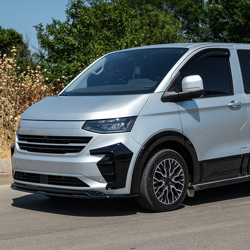 OneWay, Skærmforstørrer, Gloss black, passer til Volkswagen Transporter T7 (2024-) (Kort akselafstand / Uden skydedøre)