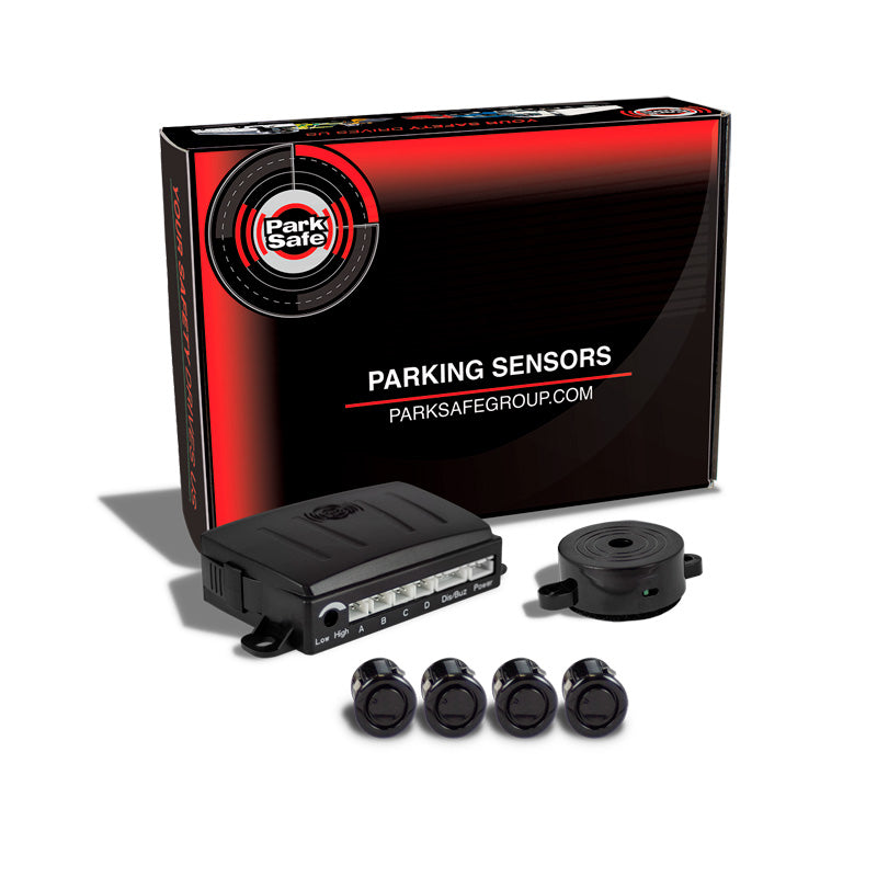 Parksafe, Intelligent Back-up Alarm System with 4 Sensors and Buzzer - 12/24V