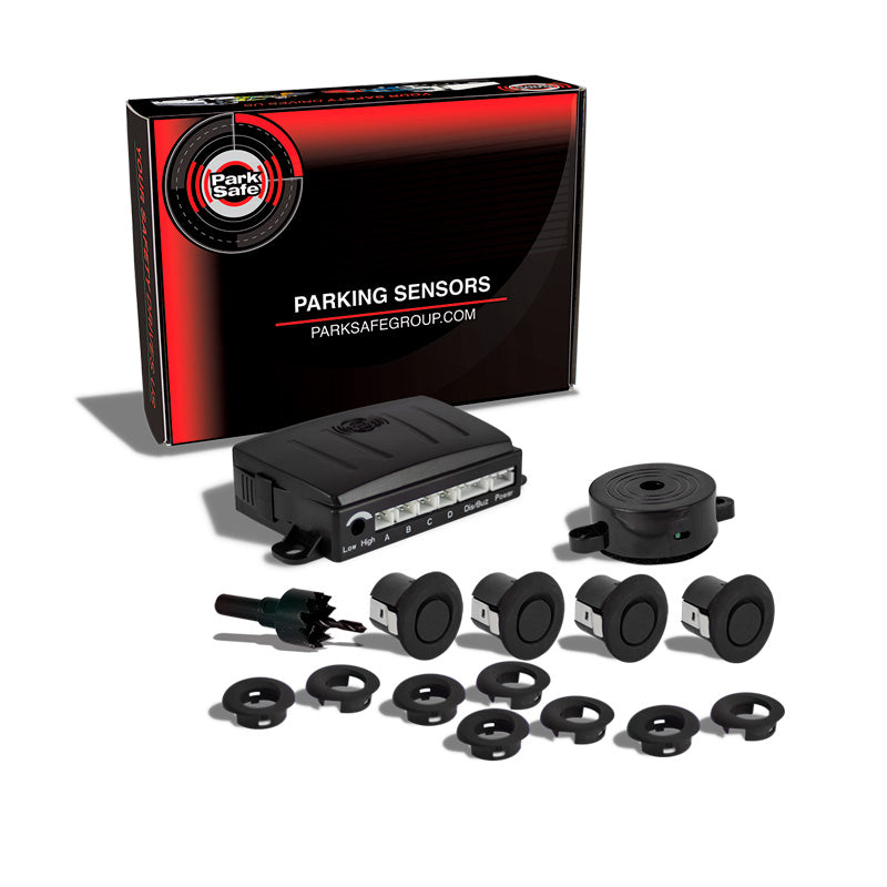 Parksafe, Intelligent Multi-Angle Reverse Warning System with 4 Sensors - 12/24V