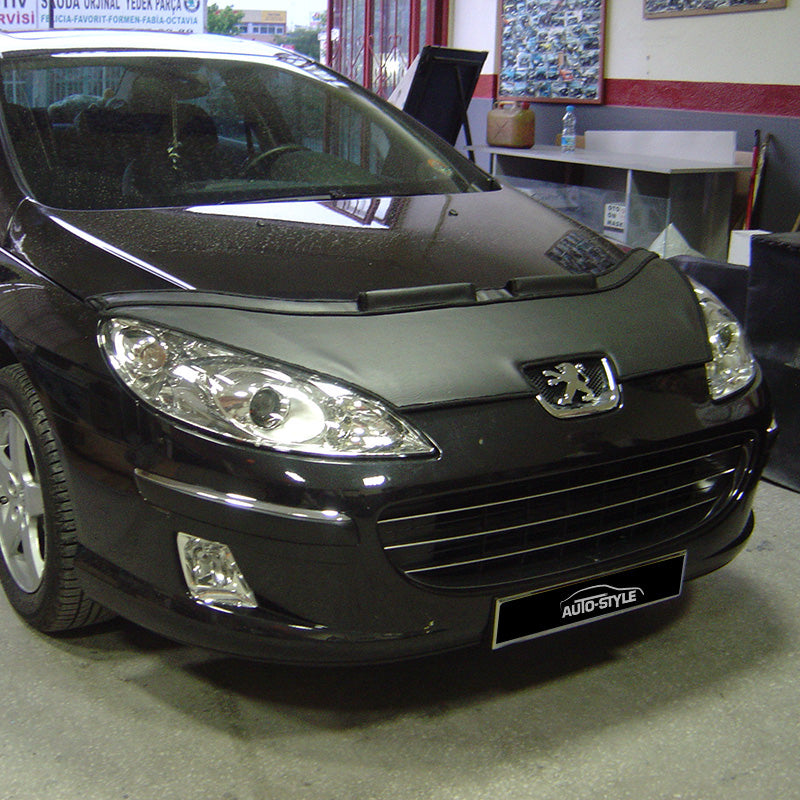 AutoStyle, HoodBra, convient à Peugeot 407 2004-2008 noir