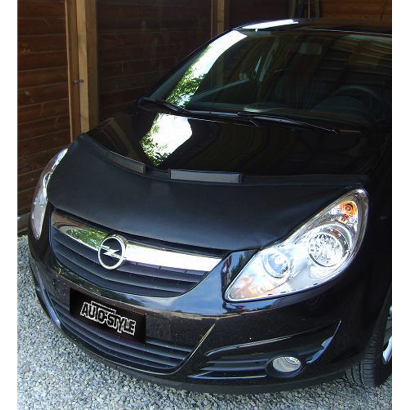AutoStyle, HoodBra, fits Opel Corsa D 2006-2010 black