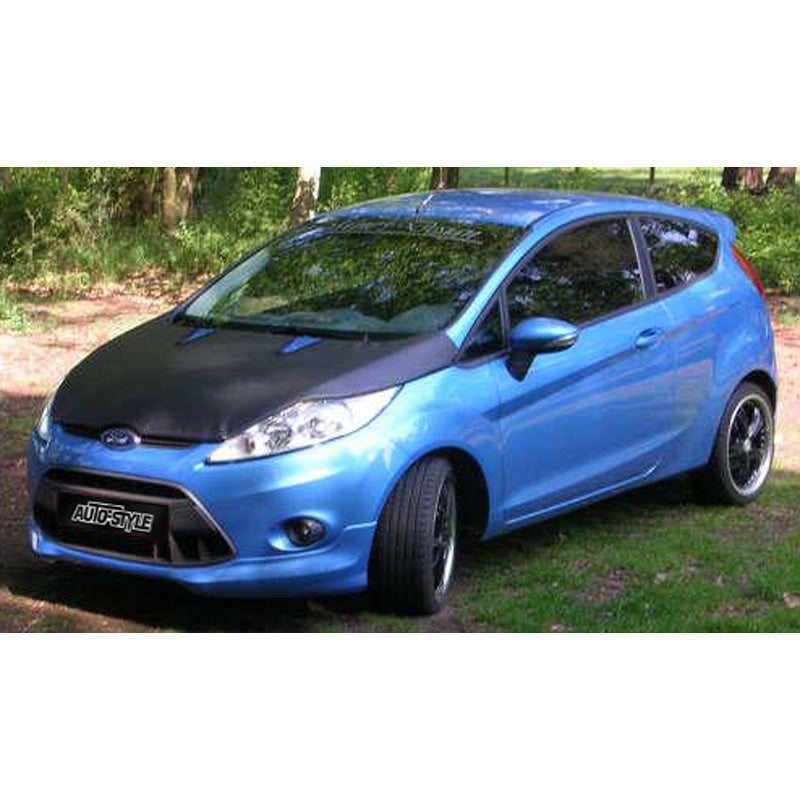 AutoStyle, HoodBra, compatible avec Ford Fiesta VII 2008-2012 noir