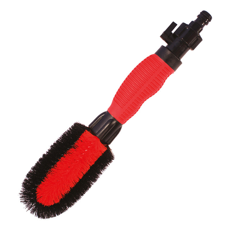 Pingi, Professional Wheel Brush with Ergonomic Grip - Flexible Soft Bristles