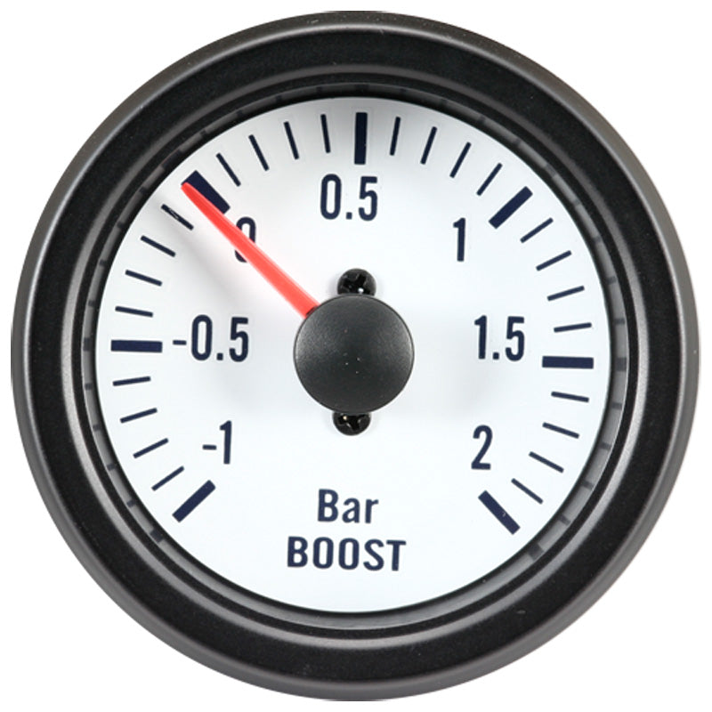 AutoStyle, Turbo Boost Gauge 52mm - Classic White
