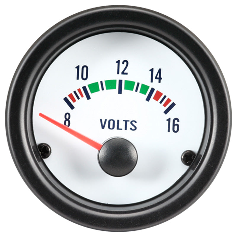 AutoStyle, Instrument Performance classique blanc - 52mm - 8-16 Volt