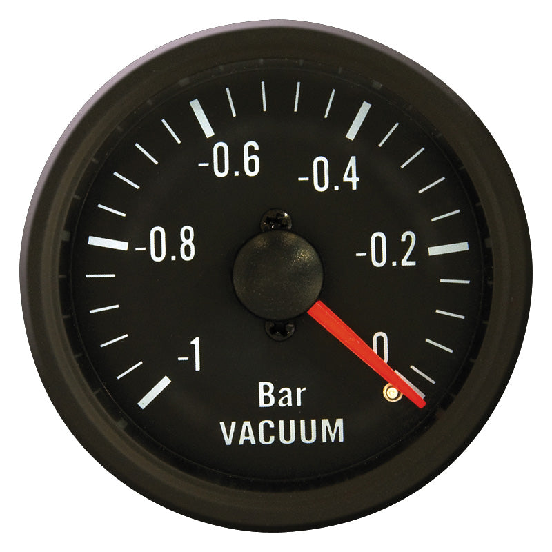 AutoStyle, 52mm Classic black Performance Instrument - Vacuum Gauge