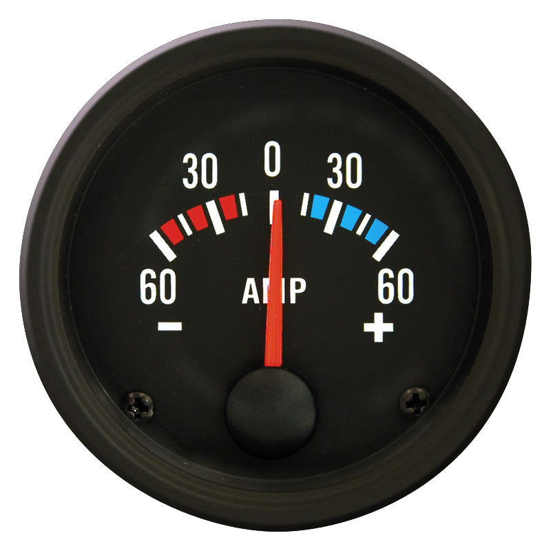 AutoStyle, Ammeter Gauge - 52mm - Black - 60>+60