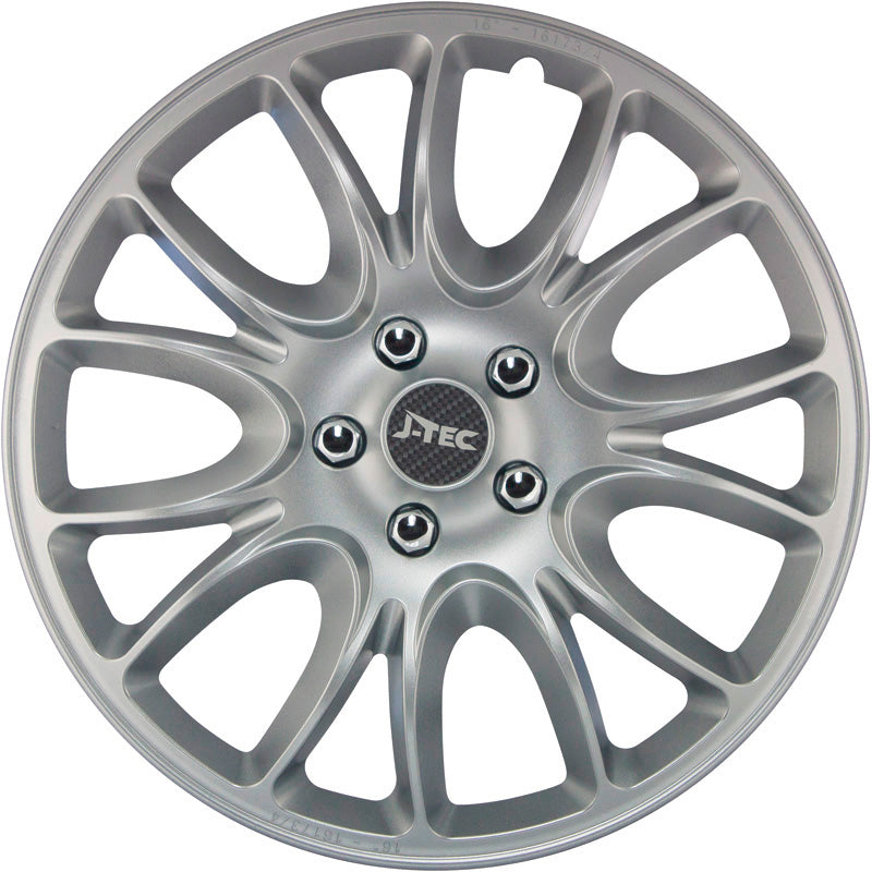 J-Tec, Enjoliveurs, 4 pièces, Hero 14 pouces argent