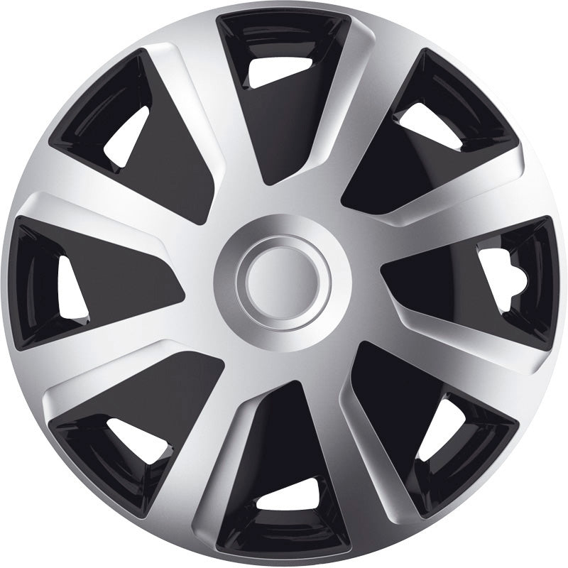 J-Tec, Wheel covers, 4 pcs, Mistral Van 15-inch silver/black (spherical)