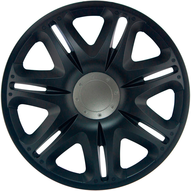 J-Tec, Wheel covers, 4 pcs, Nascar 15-inch black