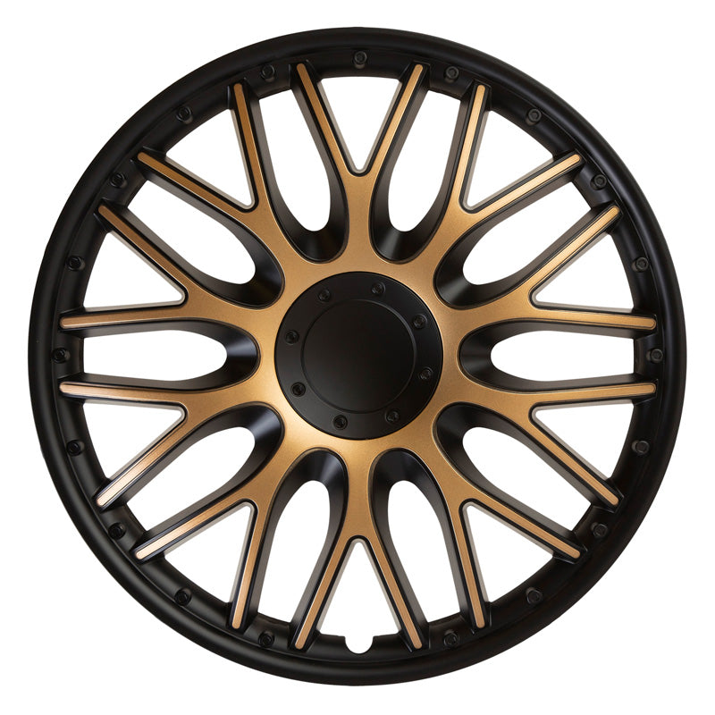 J-Tec, Wheel covers, 4 pcs, Orden 14-inch black/gold