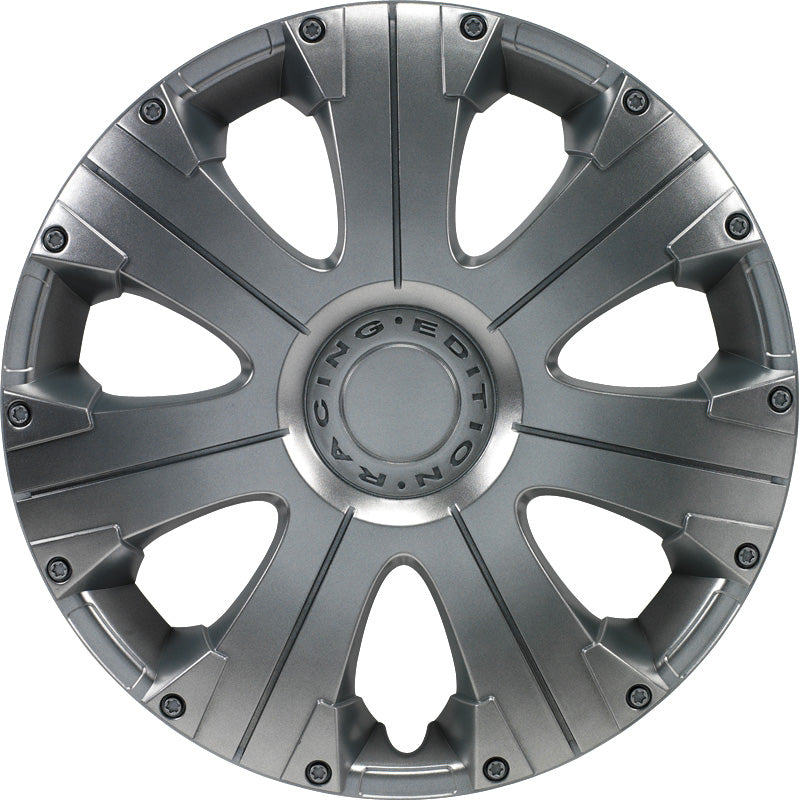 AutoStyle, wieldoppen, 4 stuks, Racing 14-inch silver
