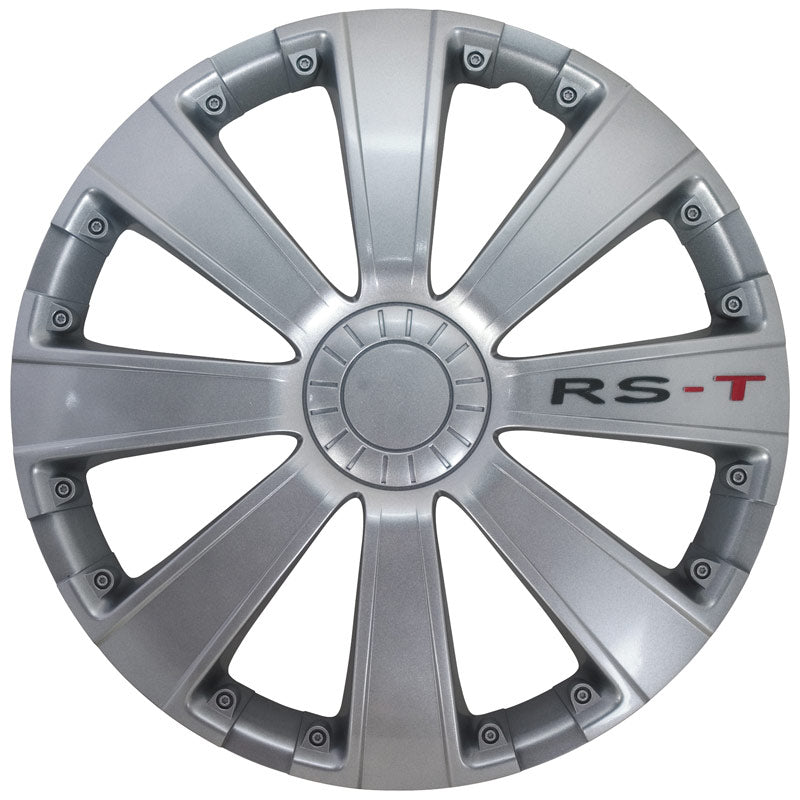 AutoStyle, wieldoppen, 4 stuks, RS-T 14-inch silver