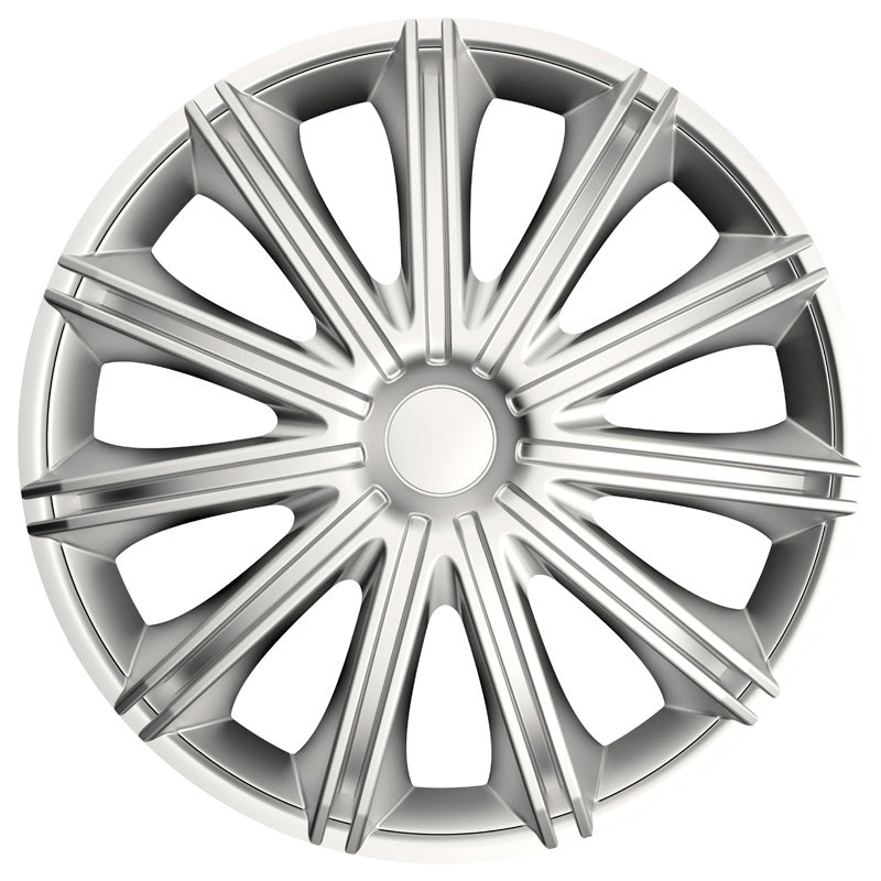 AutoStyle, Wieldoppen, 4 stuks, Nero 17-inch zilver