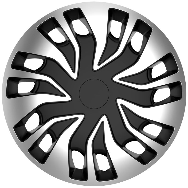 AutoStyle, Wheel covers, 4 pcs, Fast-VAN 15-inch silver/black (spherical)