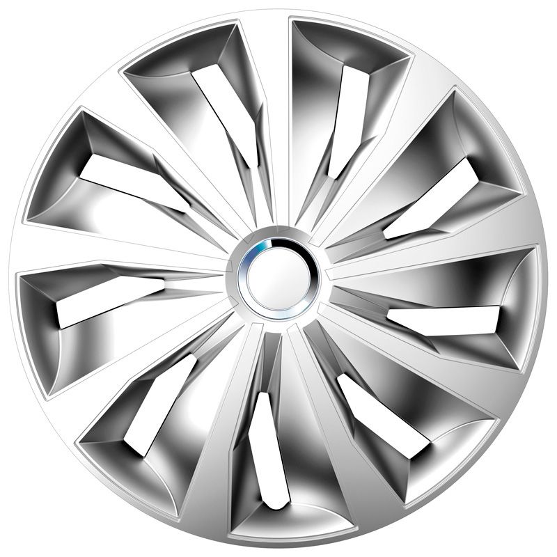 AutoStyle, Wheel covers, 4 pcs, Grip Pro 16-inch silver