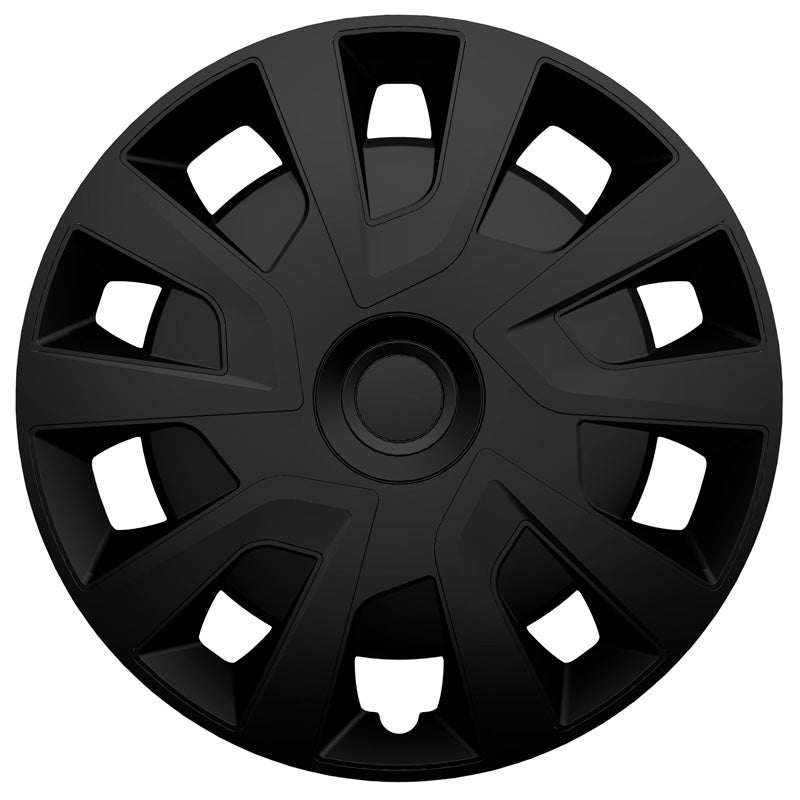 AutoStyle, wieldoppen, 4 stuks, Revo-VAN 15-inch zwart (sferisch)