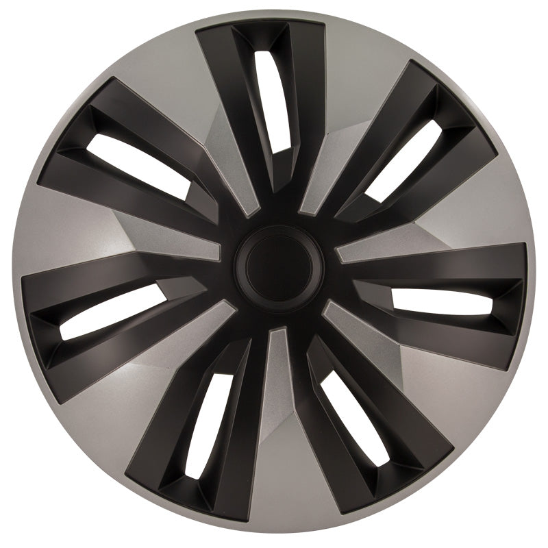 AutoStyle, Wheel covers, 4 pcs, Orion-VAN 15-inch silver/black (spherical)