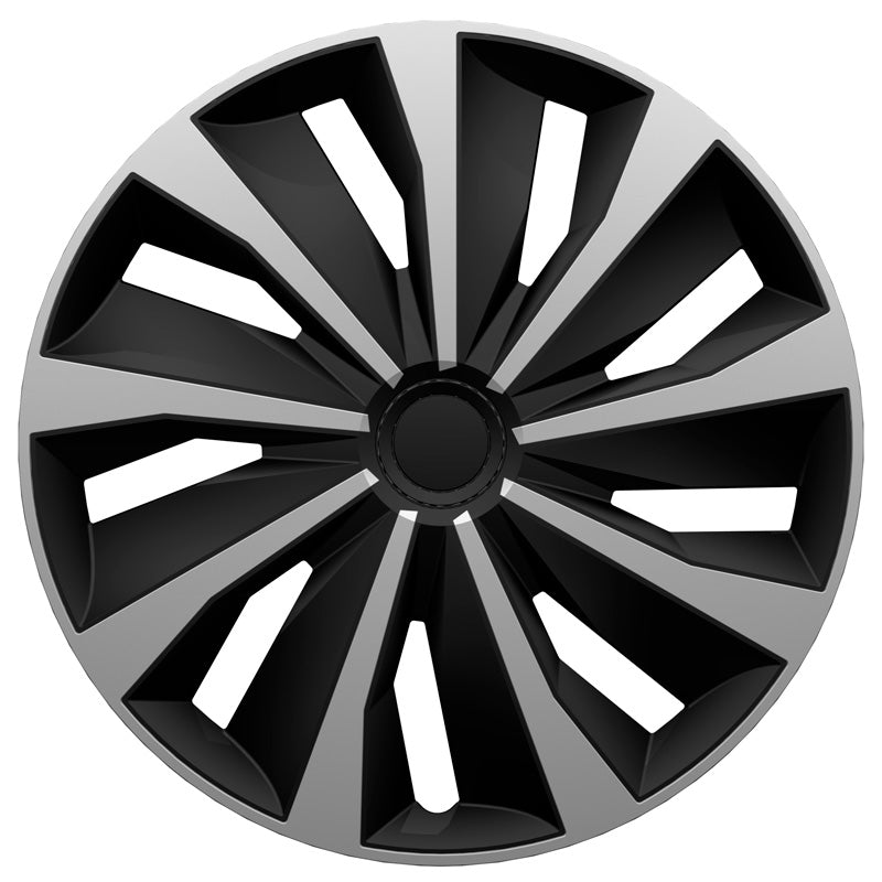 AutoStyle, Wheel covers, 4 pcs, Grip 16-inch silver/black
