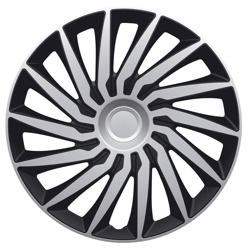 AutoStyle, Wheel covers, 4 pcs, Kendo 13-inch silver/black