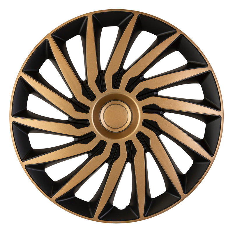 AutoStyle, Wheel covers, 4 pcs, Kendo 16-inch black/gold