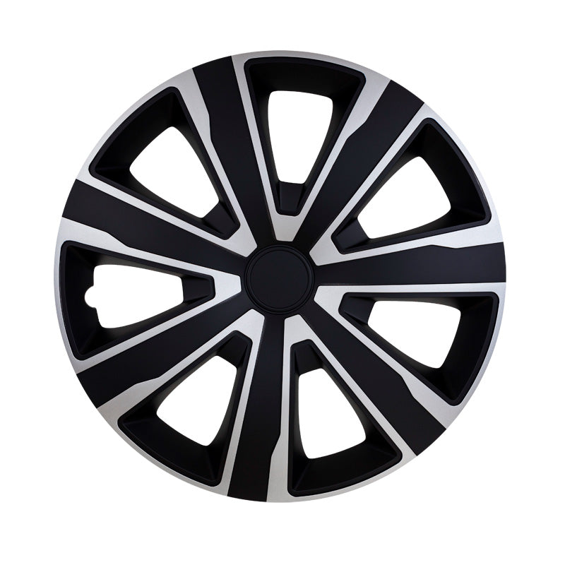 AutoStyle, Wheel covers, 4 pcs, Tenzo 16-inch silver/black