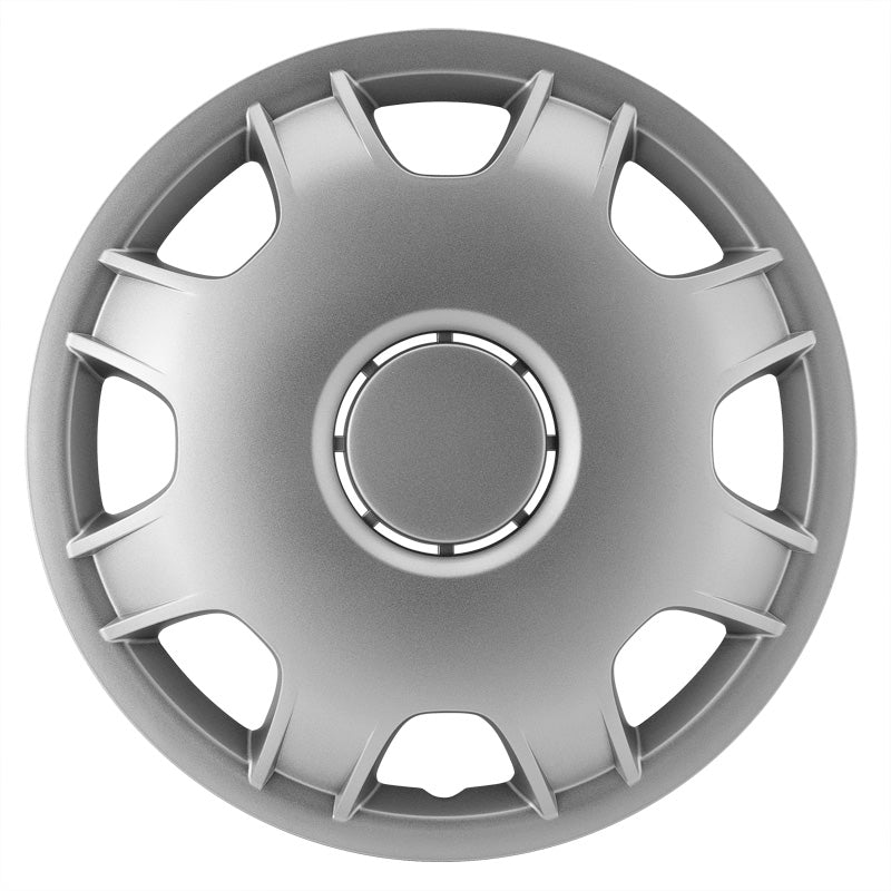 AutoStyle, Enjoliveurs, 4 pièces, Speed 12 pouces argent