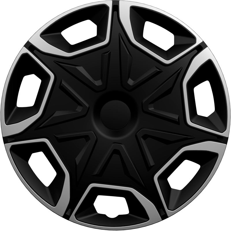 AutoStyle, wieldop, Blade, 14 inch, zilver/zwart, set (4 stuks)