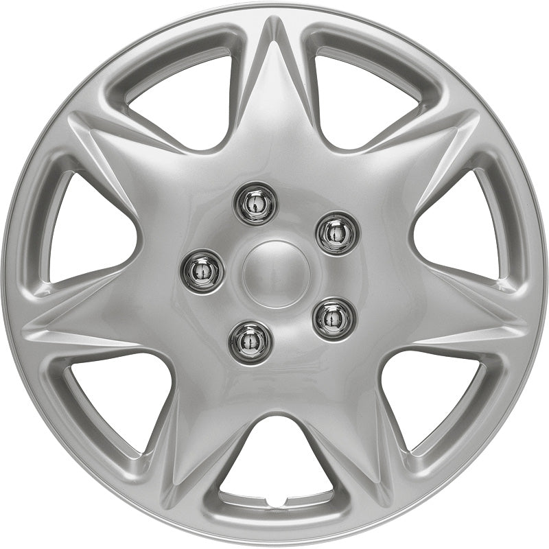 AutoStyle, wieldoppen, 4 stuks, California 16-inch silver