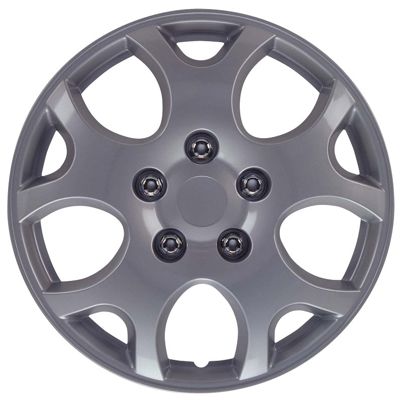AutoStyle, wieldoppen, 4 stuks, Nebraska 15-inch silver