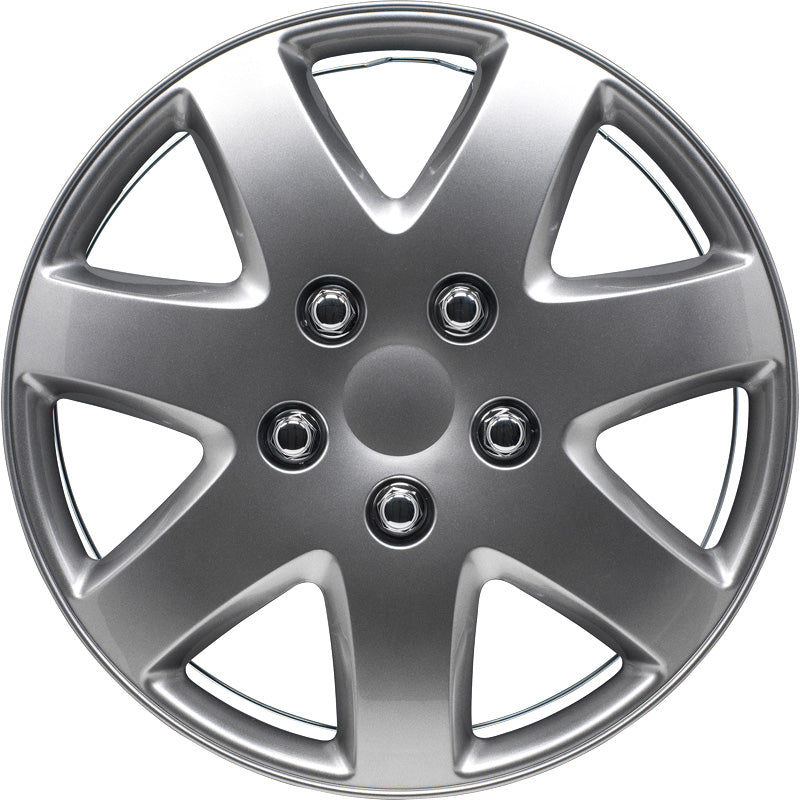 AutoStyle, wieldoppen, 4 stuks, Michigan 15-inch gun-metal