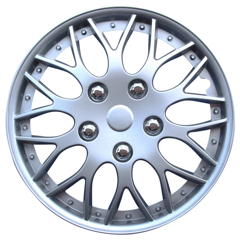 AutoStyle, Enjoliveurs, 4 pièces, Missouri 14 pouces silver