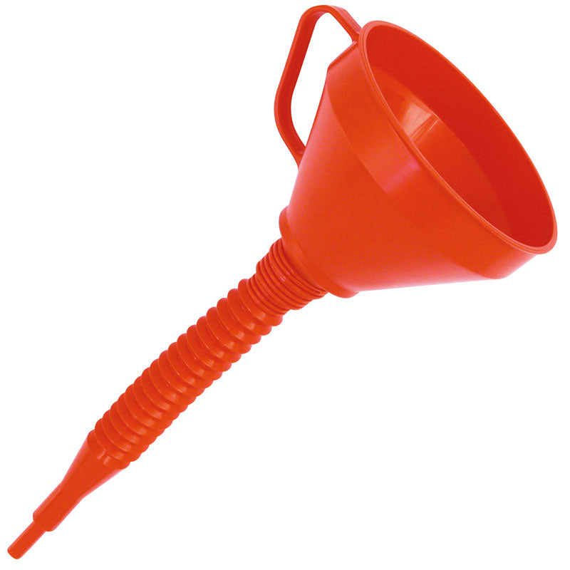 Pressol, Plastic Funnel with sieve and flexible spout - 160mm
