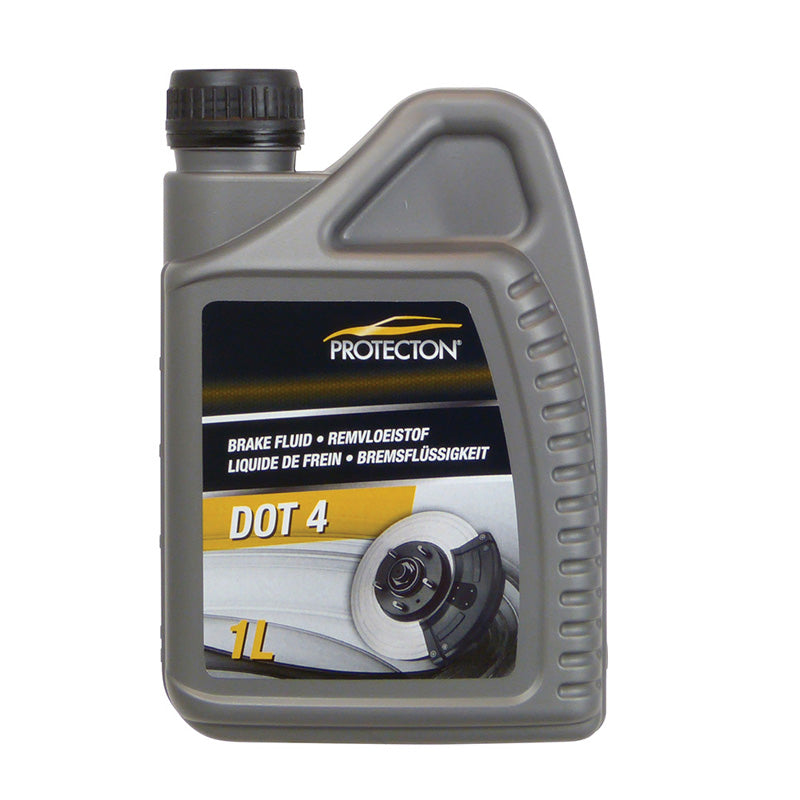Protecton, Synthetic Brake Fluid DOT4 - 1 Liter - High Performance