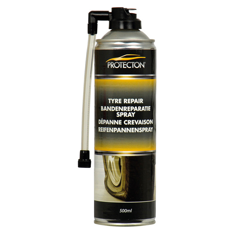 Protecton, Spray de réparation d’urgence pour pneus - 500ml