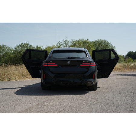 Car Shades, Solgardin til bagsidedøre, passer til BMW 5-Series G61 Touring 2024- inkl. i5 (4-styk)