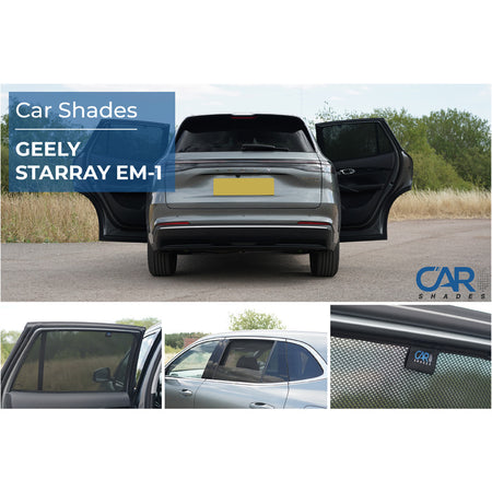 Car Shades, Solgardin til bagdøre, passer til Geely StarRay (2024-), 2 stk.
