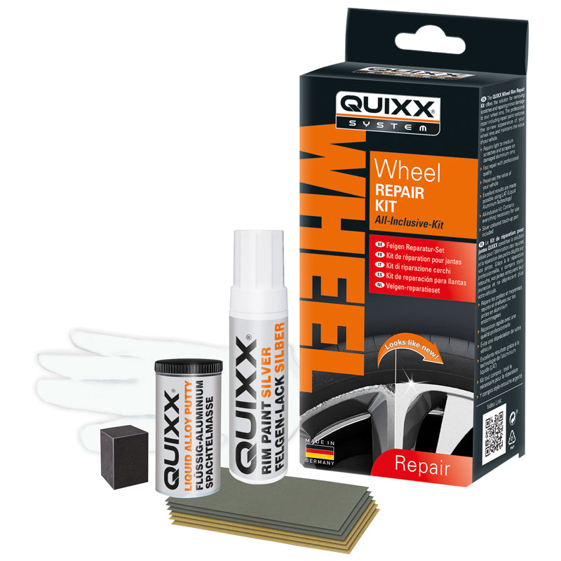 QUIXX, Aluminum Wheel Repair Kit - Silver