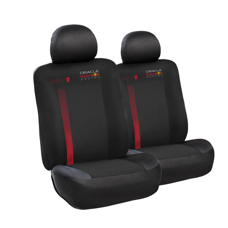 Red Bull Racing, Universal Seat Cover Set MV1 - 6-piece - Black/Red - Fits Side Airbags