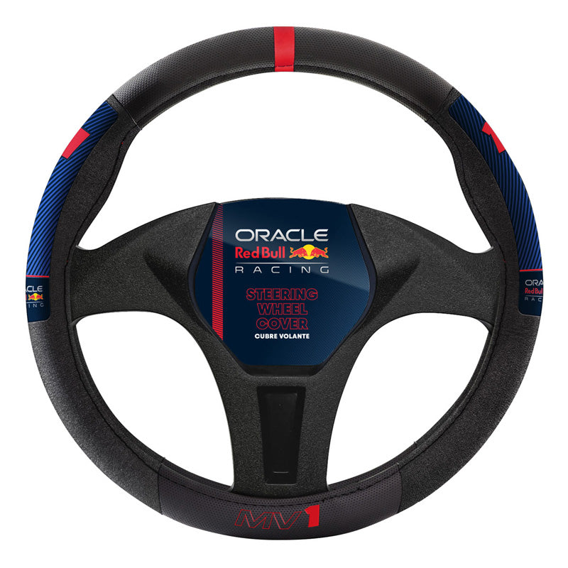 Red Bull Racing, Universal Steering Wheel Cover - MV1 Max Verstappen - Black/Red/Blue