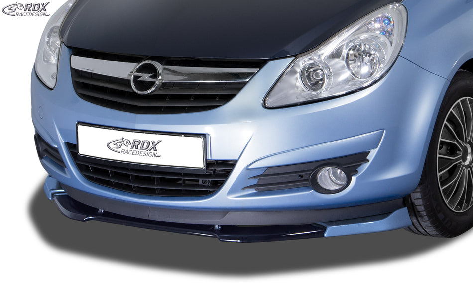 RDX Racedesign, Front spoiler Vario-X, Fits Opel Corsa D 2006-2010 (PU)