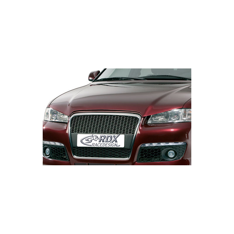 RDX Racedesign, Hood Extension, Fits Audi A4 B5 1994-2001 'SingleFrame' (Metal)