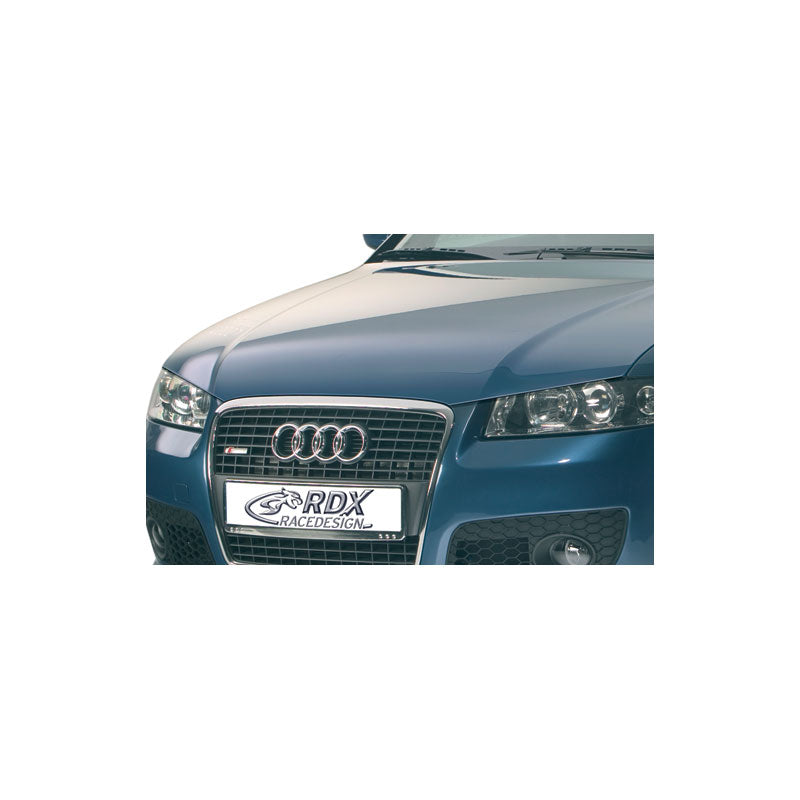 RDX Racedesign, Hood Extension, Fits Audi A4 8E/B6 2001-2004 'SingleFrame' (Metal)