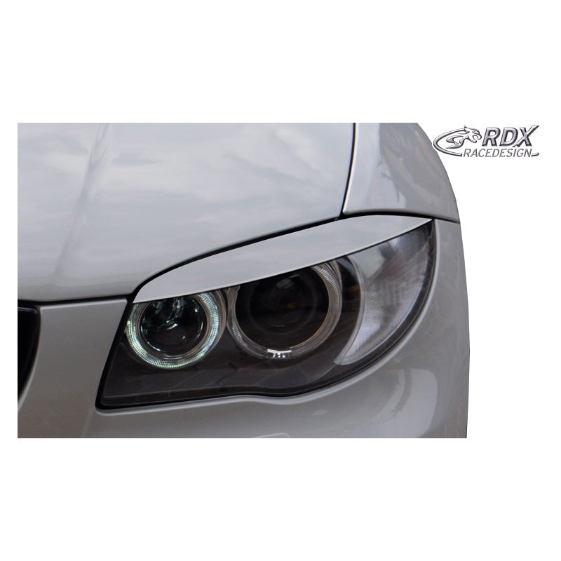 RDX Racedesign, Headlight Eyelids, fits BMW 1-Series E81/E82/E87/E88 (ABS)