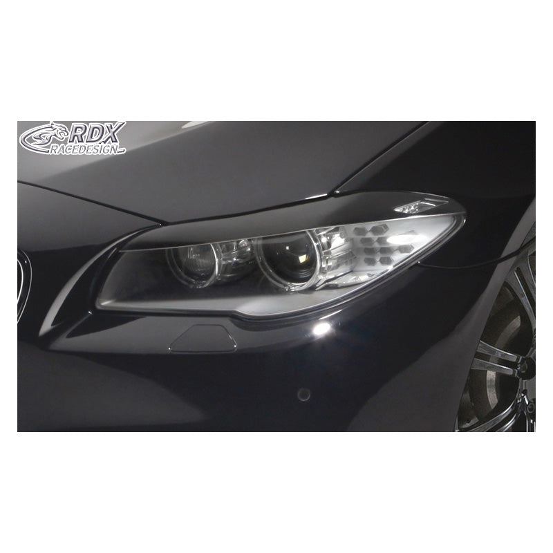 RDX Racedesign, Headlight Eyelids, Fits BMW 5-Series F10/F11 2010-2013 (ABS)
