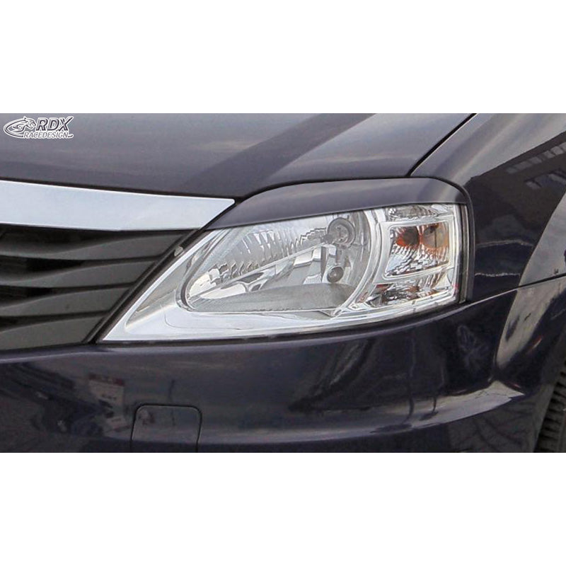 RDX Racedesign, paupières de phares, convient à Dacia Logan 2008-2013 (ABS)